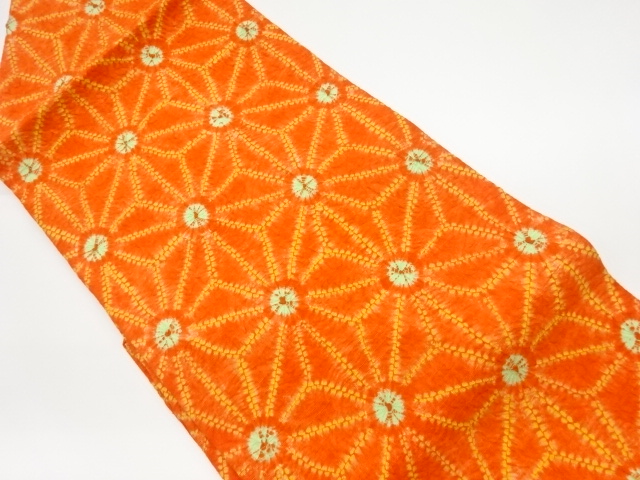 JAPANESE KIMONO / VINTAGE NAGOYA OBI / TSUMUGI / SHIBORI / ASANOHA